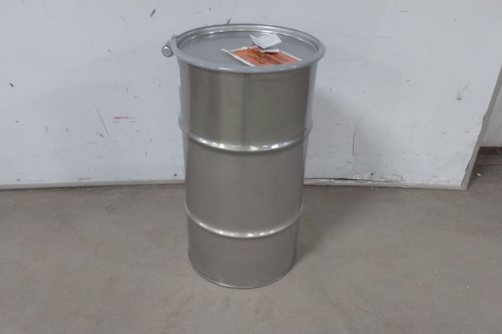 Brand Name ST1604 16 Gal Volume Capacity Gray Stainless Steel Transport Drum Brand Name ST1604 16 Gal Volume Capacity Gray Stainless Steel Transport Drum