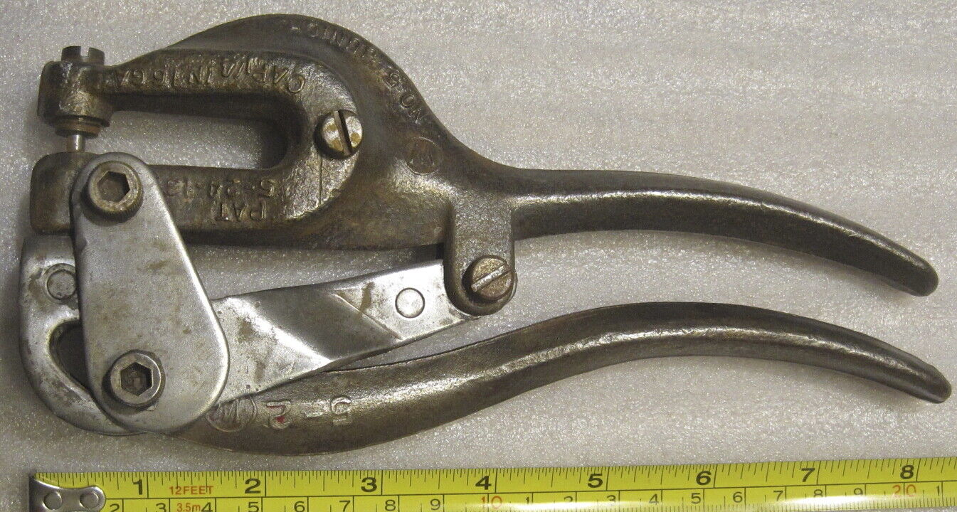 Vintage No. 5 Junior Punch - Whitney Metal Tool Co. - WORKS