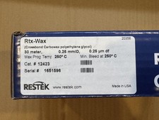 NEW Rtx-Wax Column, Restek 12423, 30m x 0.25mm x 0.25um picture
