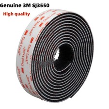 3M Dual Lock Reclosable Fastener SJ3550 250 Black, 1 in x 4Ft picture