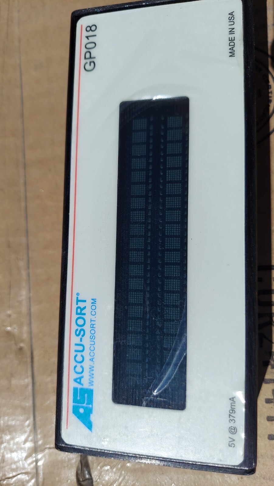 New Datalogic Accu-Sort GP018 Remote Display New Datalogic Accu-Sort GP018 Remote Display