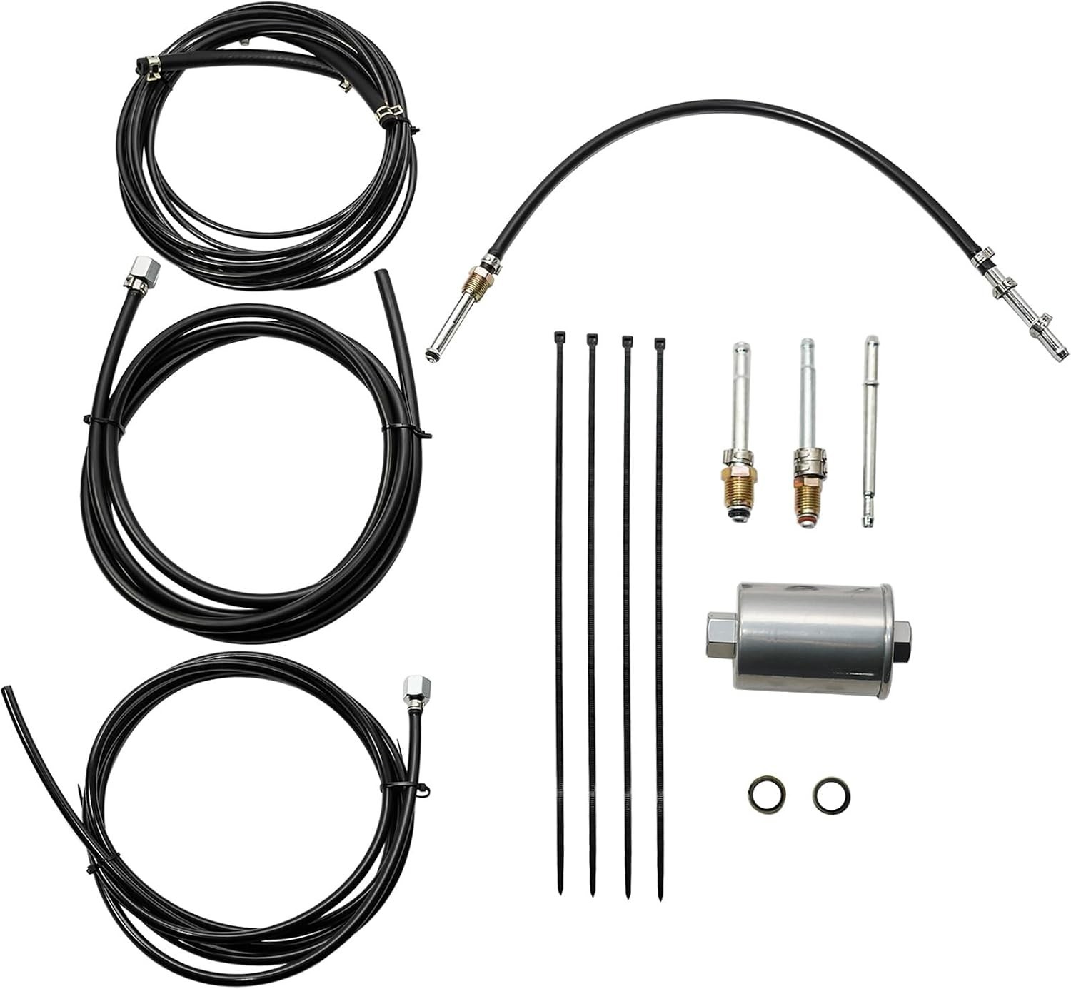 Complete Nylon Fuel Line Kit for 1988-1997 Chevy GMC Trucks Compatible with Complete Nylon Fuel Line Kit for 1988-1997 Chevy GMC Trucks Compatible with