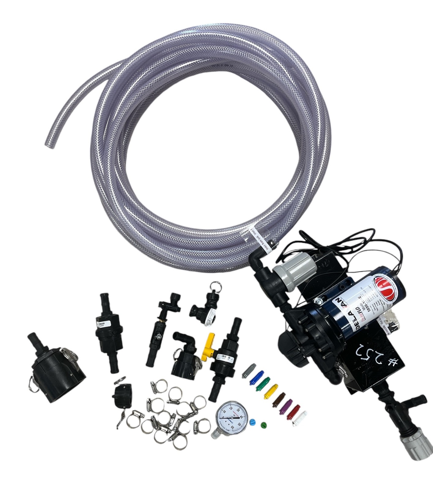 Simpson Farm Grain Applicator Kit With 115 V Pump, Fittings, and Nozzles - GA5 Simpson Farm Grain Applicator Kit With 115 V Pump, Fittings, and Nozzles - GA5