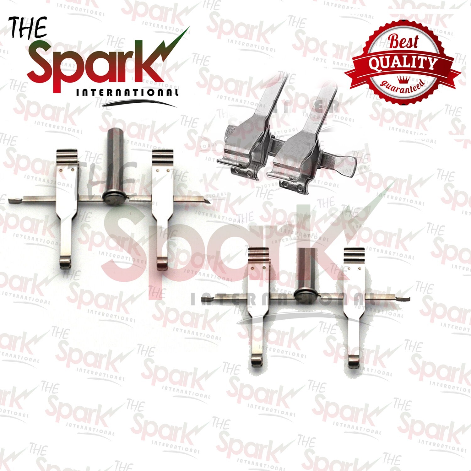 Two Pair Large Microspike Approximator And One Pair Medium Vessel Clamps Two Pair Large Microspike Approximator And One Pair Medium Vessel Clamps