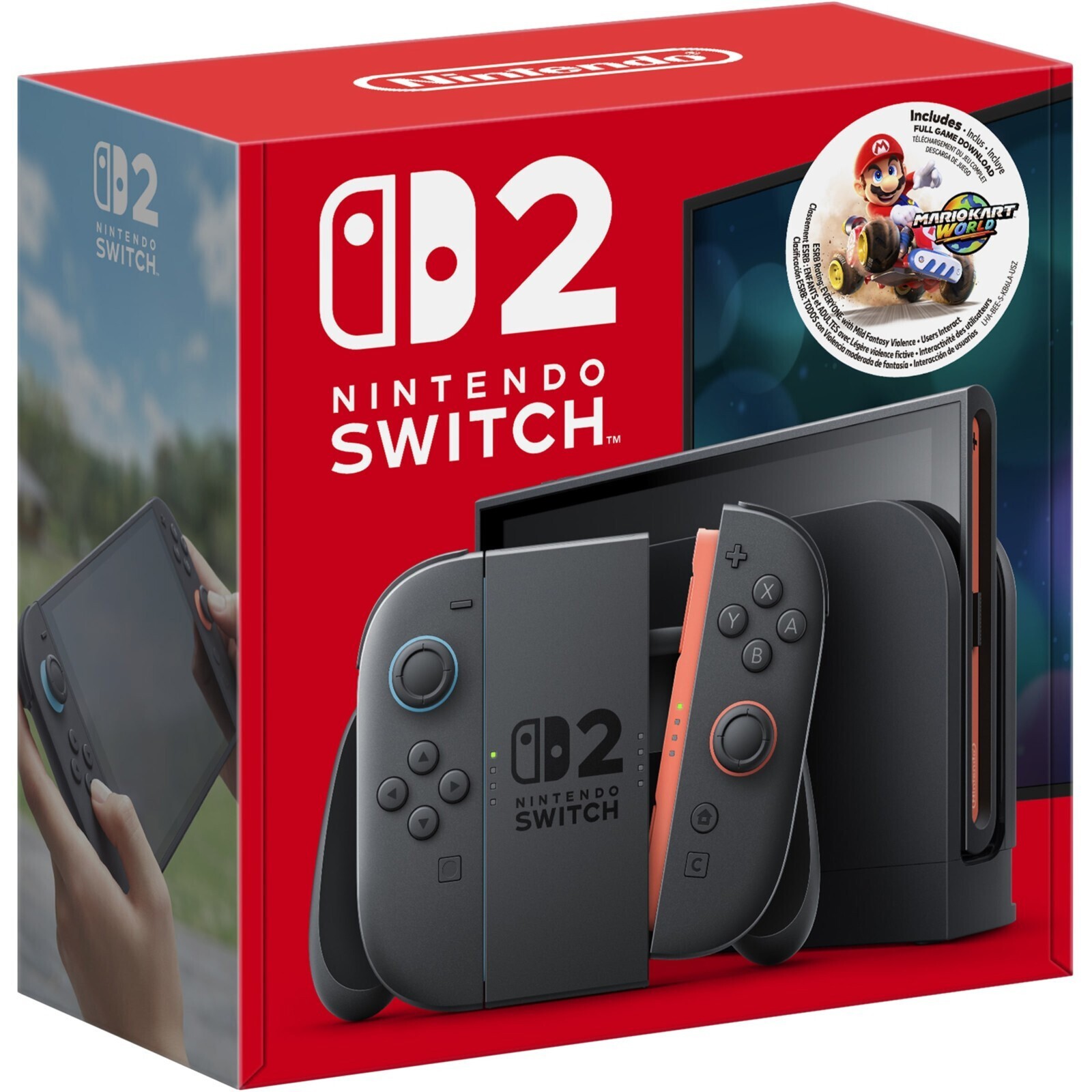Cwc Nintendo Ka Nintendo Switch 2 Handheld Console System - Mario Kart World Bundle ...