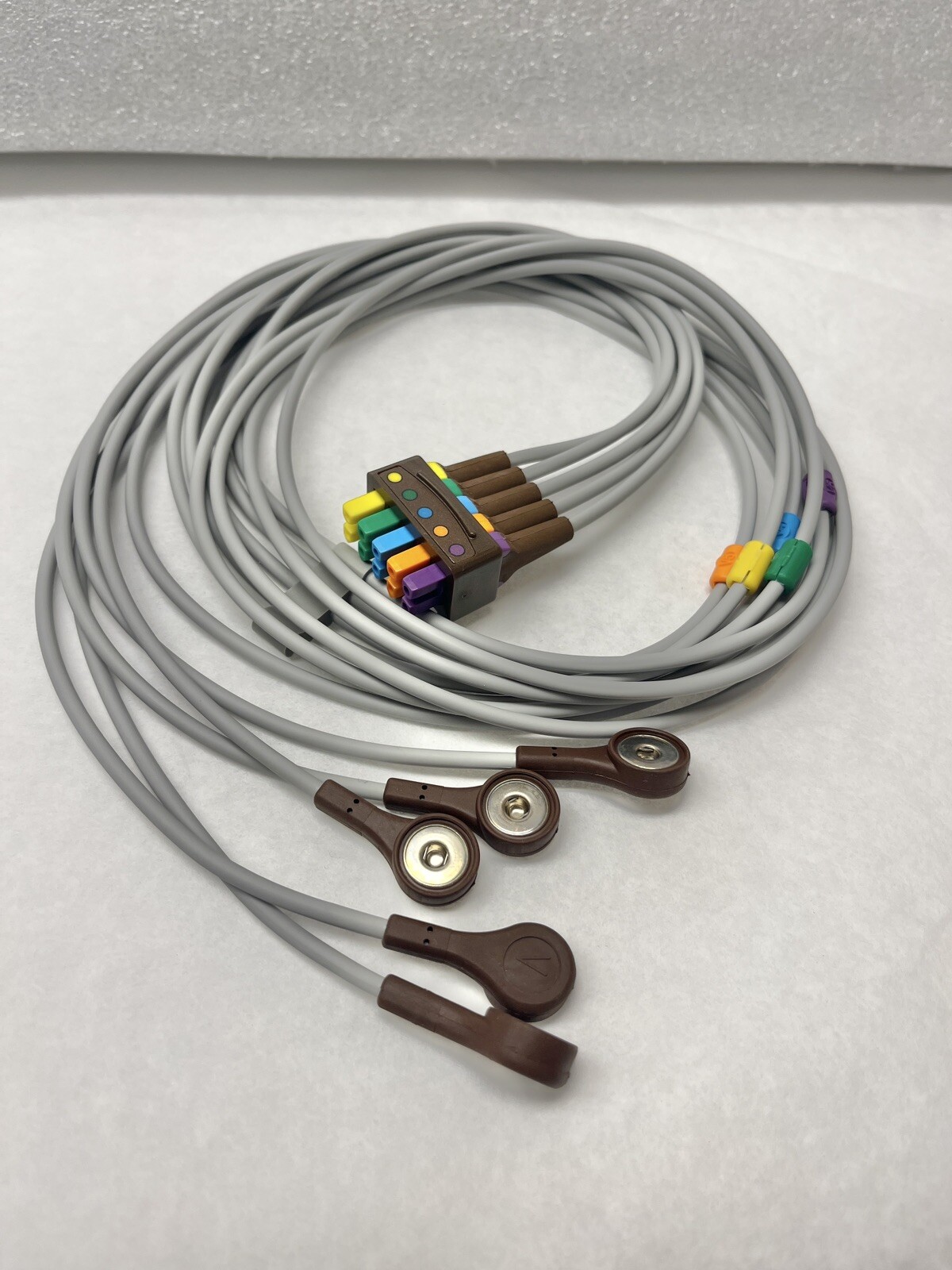 NEW MULTI-LINK ECG LEADWIRE 5-LD V2-6, SNAP, AHA, 130CM/51IN 416468-001