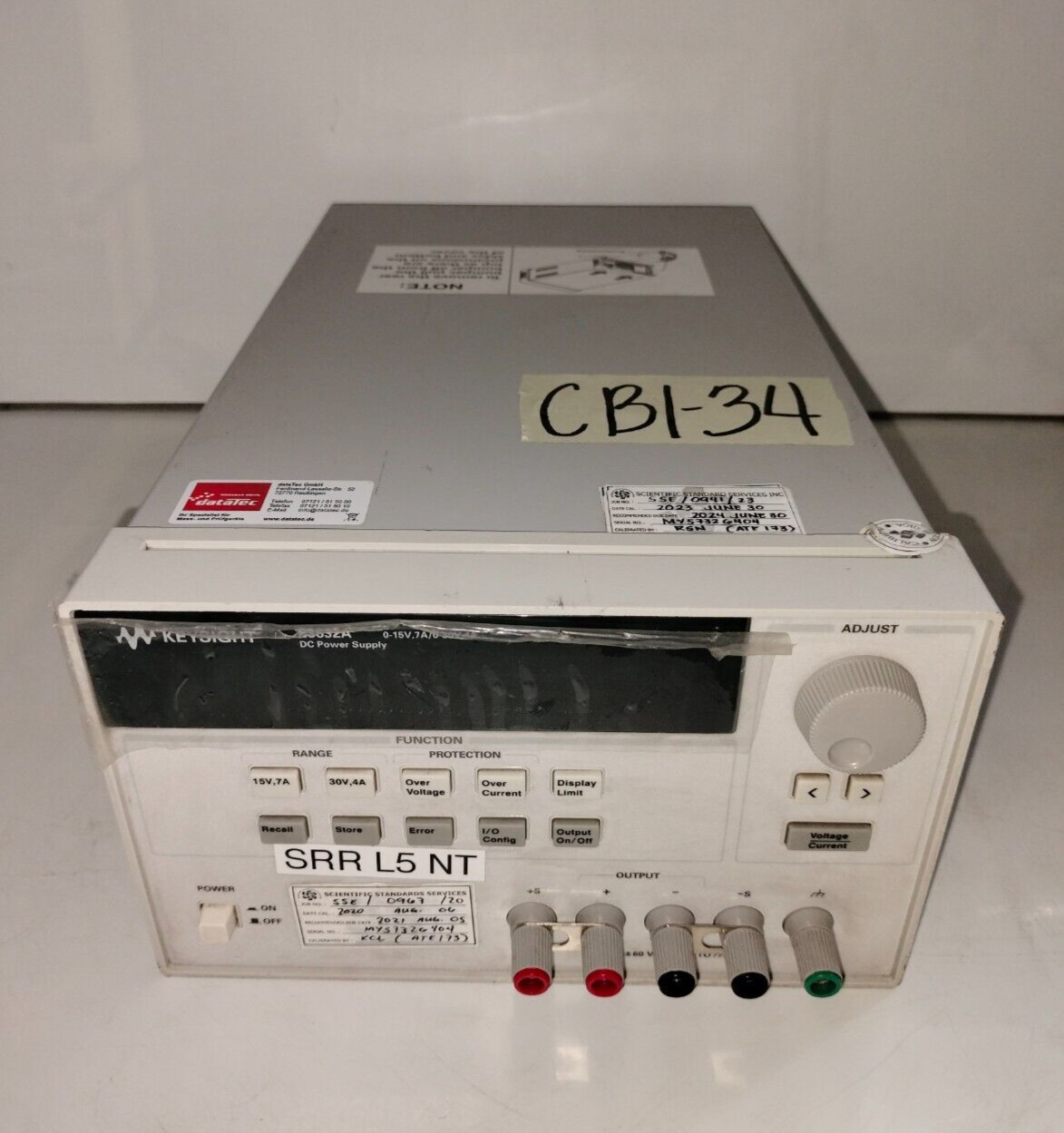 Keysight E3632A DC Power Supply 0-15V 7A/0-30V 4A Made in Malaysia