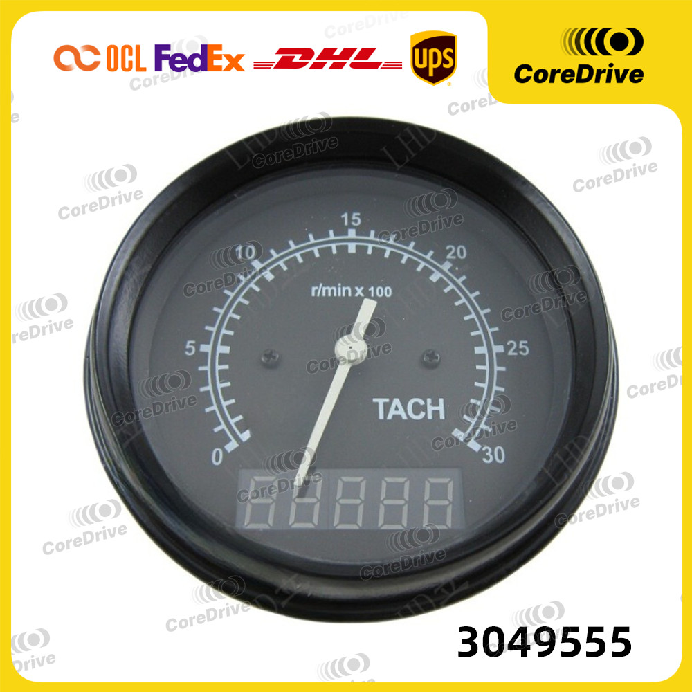 12V/24V Tacho Digital Hour Meter 3049555 for Diesel Engine Tachometer 12V/24V Tacho Digital Hour Meter 3049555 for Diesel Engine Tachometer