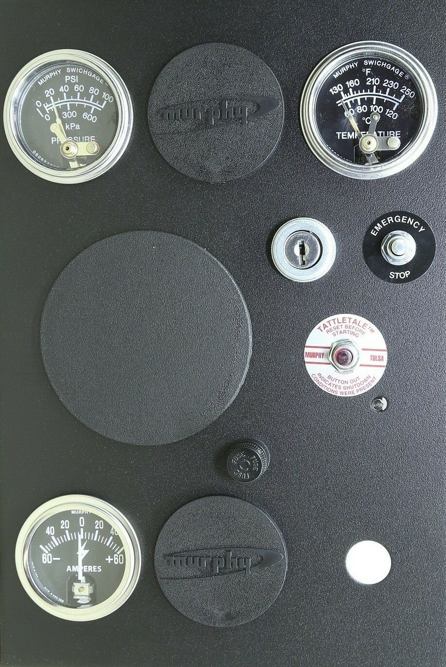 Murphy W0168 30700009 12V Analog Engine Control Panel Assy. Murphy W0168 30700009 12V Analog Engine Control Panel Assy.