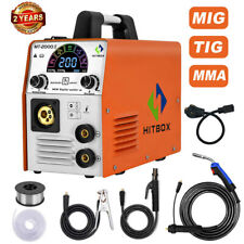 4 in 1 MIG Welder 200A 110V 220V DC Inverter Gasless Gas MIG TIG Welding Machine picture