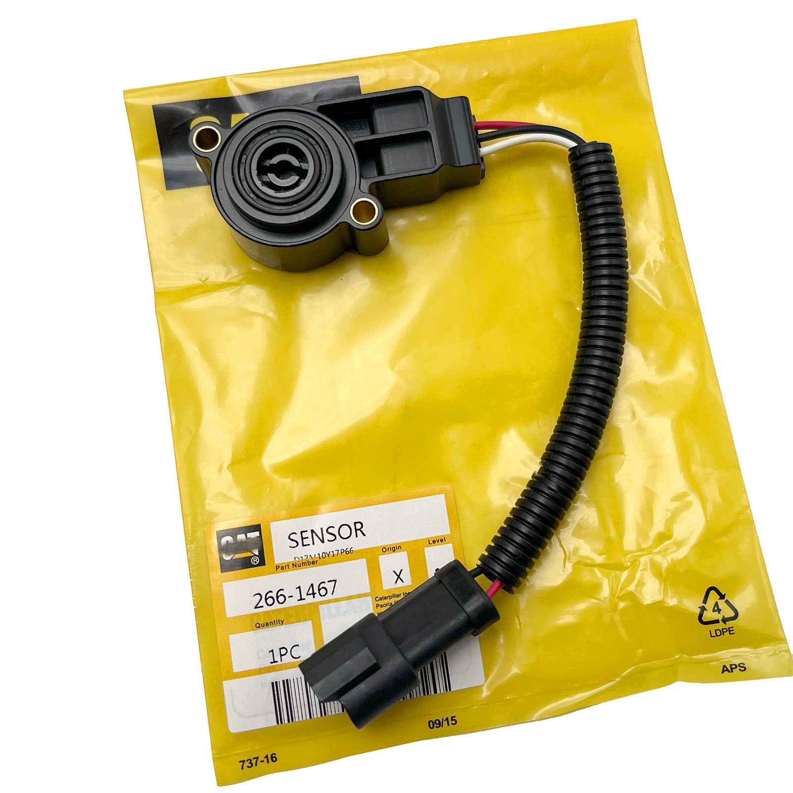 Rotation Range Throttle Position Sensor 266-1467 for Caterpillar 2661467 Rotation Range Throttle Position Sensor 266-1467 for Caterpillar 2661467