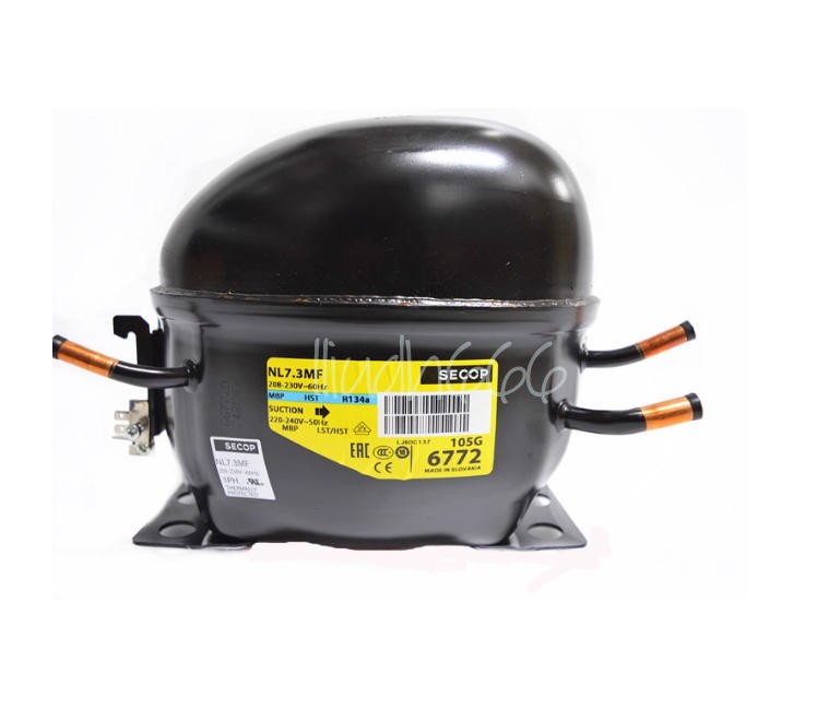New 1PC Secop 230V 50Hz 60Hz compressor NL7.3MF 105G6772 1/4hp MBP New 1PC Secop 230V 50Hz 60Hz compressor NL7.3MF 105G6772 1/4hp MBP