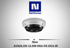 NEW Avigilon 12.0W-H5A-FE-DO1-IR H5A 12MP 360 Degree Fisheye OutDoor IR IP Dome picture