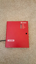 Kidde Scorpio Fire Alarm Suppression Panel Red Cabinet Enclosure w/ Board *Read* picture