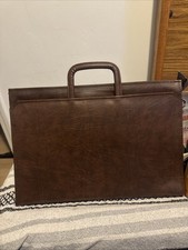 1960s Vintage Heavy Duty Vinyl Bag Case suitcase portfolio  picture