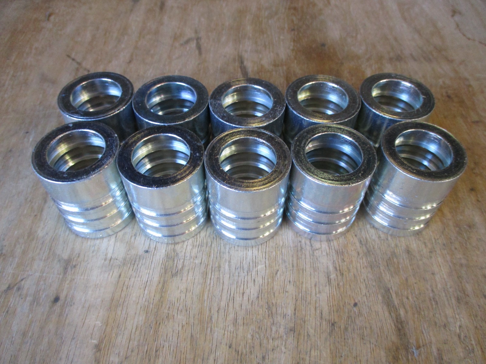 10 PACK MANULI HYDRAULIC HOSE FITTINGS 2 PIECE FERRULE  5/8