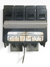 Cutler-Hammer CH2200X, 4-Pole Type CH2, 200 Amp Circuit Breaker 240Vac picture