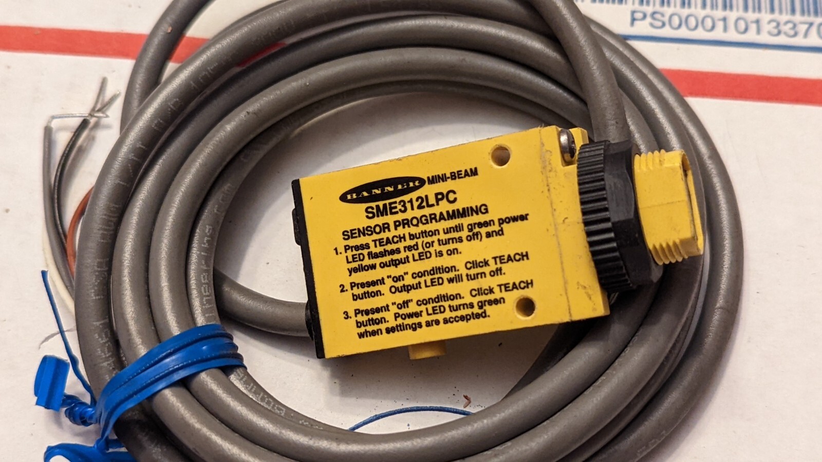 BANNER ENGINEERING SME312LPC PHOTOELECTRIC SENSOR nos No Box
