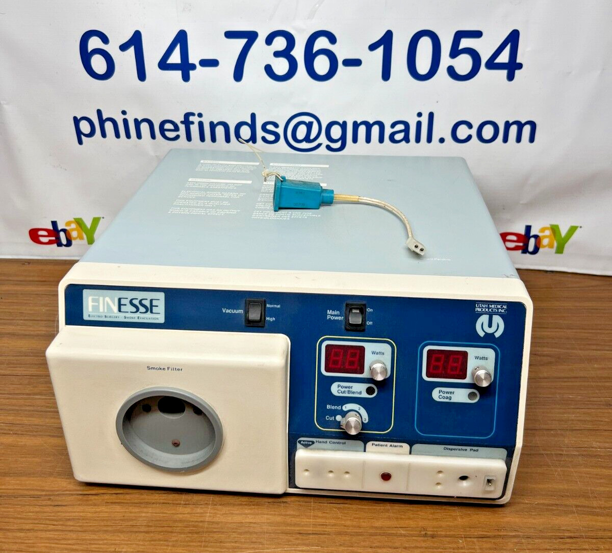 Utah Medical ESU-100 Finesse Electrosurgical Generator Utah Medical ESU-100 Finesse Electrosurgical Generator