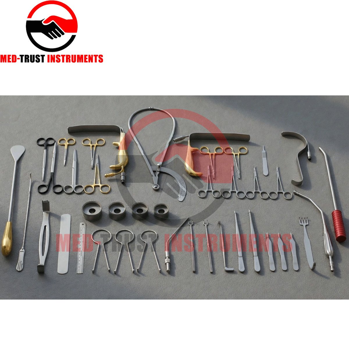 Breast Augmentation Set Of 40 Pcs Plastic Surgery Surgical Instrument Breast Augmentation Set Of 40 Pcs Plastic Surgery Surgical Instrument