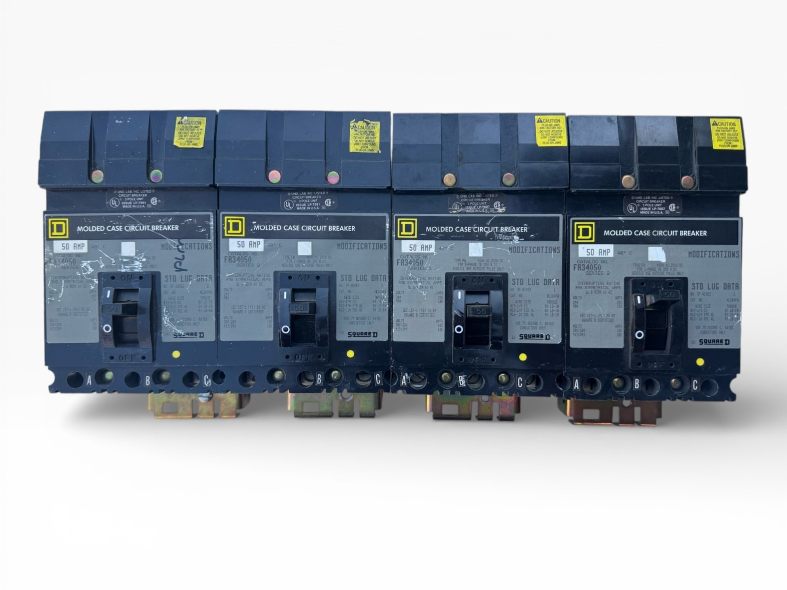 1pc Square D I-Line | FA34050 | 50A | 3-Pole | 480VAC | Circuit Breaker