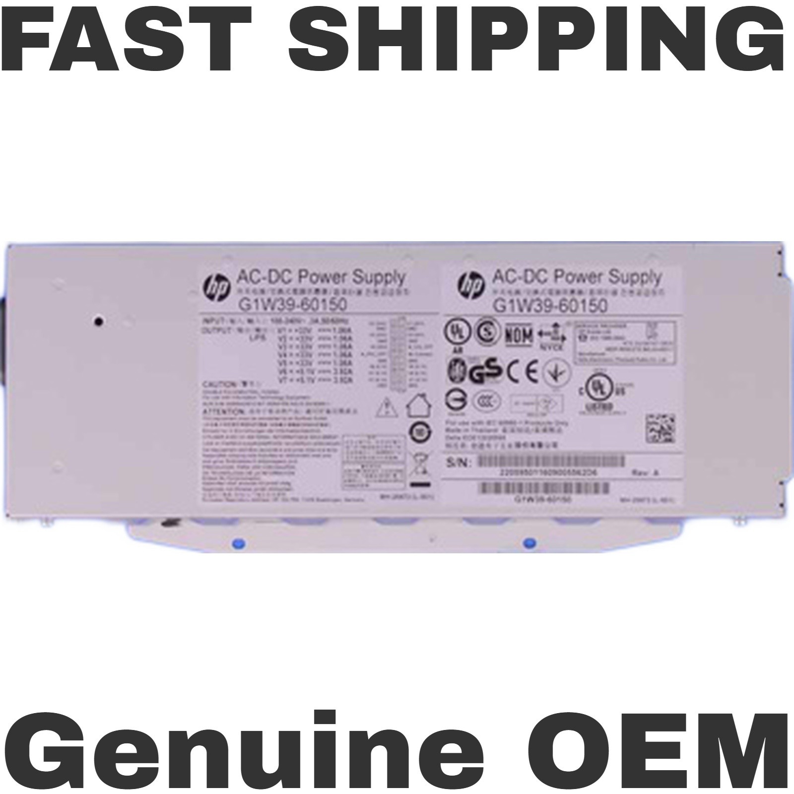 For HP Power Supply Universal 110V and 220V G1W39-60150 G1W39-67912 G1W39-67961