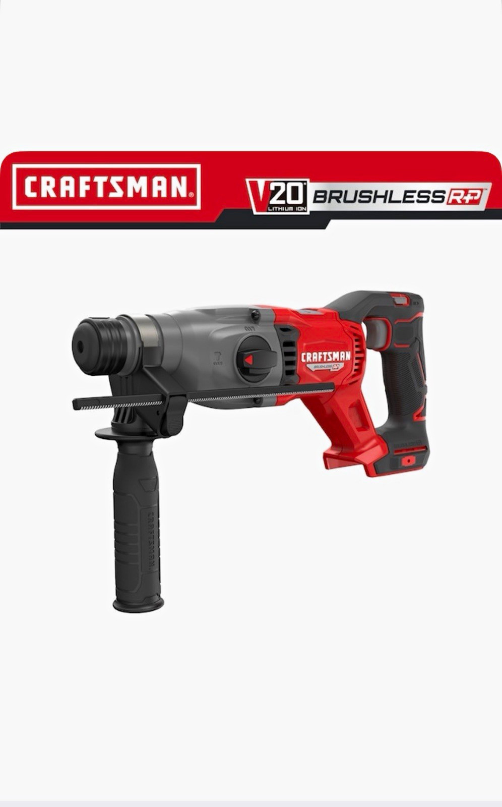 CRAFTSMAN V20 Brushless RP Cordless Rotary Hammer Drill, 3-Mode Selector