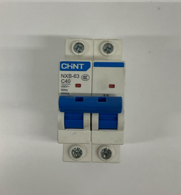Chint NXB-63-C10 2 Pole 10 Amp 400 VAC Circuit Breaker Chint NXB-63-C10 2 Pole 10 Amp 400 VAC Circuit Breaker