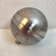 Vintage Industrial Stainless Steel Ball Float 4.5