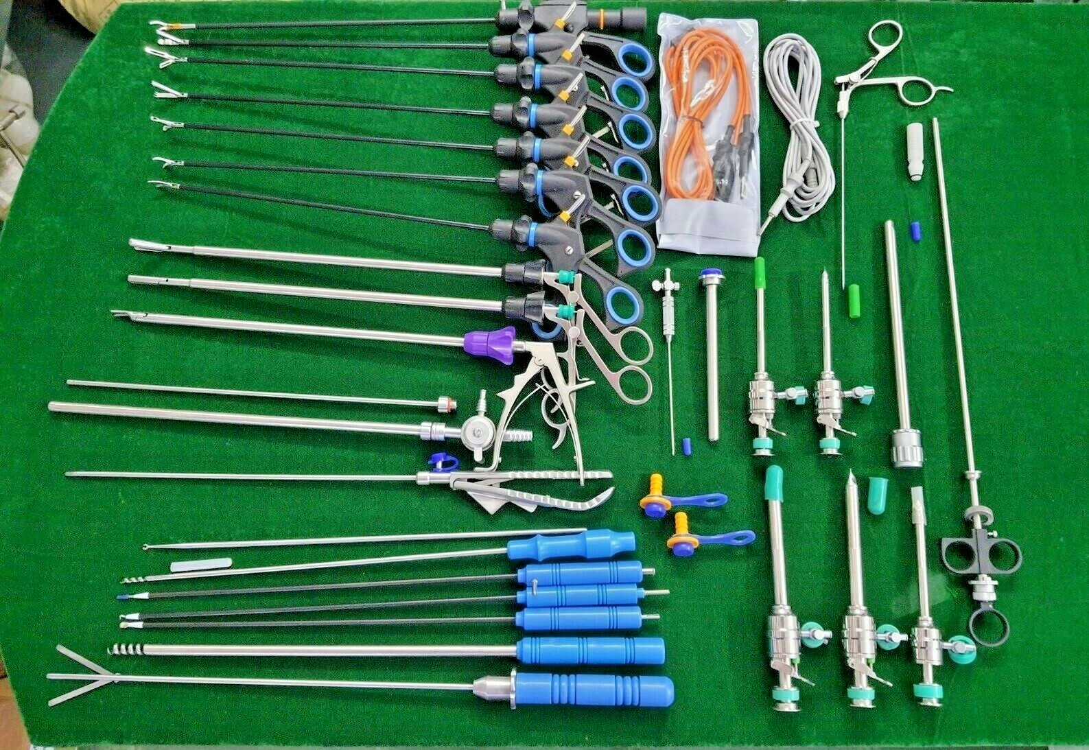 34pc Laparoscopic Surgery Set 5x330mm Laparoscopy Endoscopy Surgical Instruments 34pc Laparoscopic Surgery Set 5x330mm Laparoscopy Endoscopy Surgical Instruments