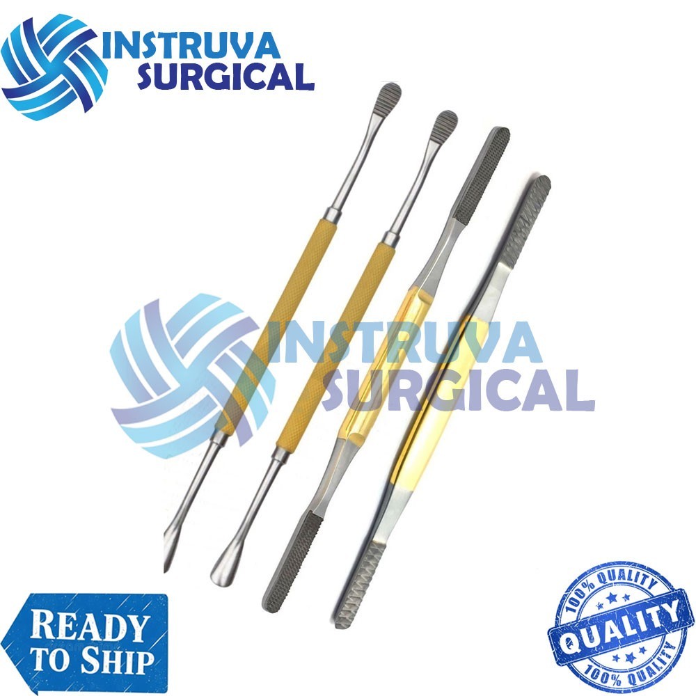 Rhinoplasty Fomon Double-Ended Nasal Rasp Set 4 PCs Surgical Instruments Rhinoplasty Fomon Double-Ended Nasal Rasp Set 4 PCs Surgical Instruments