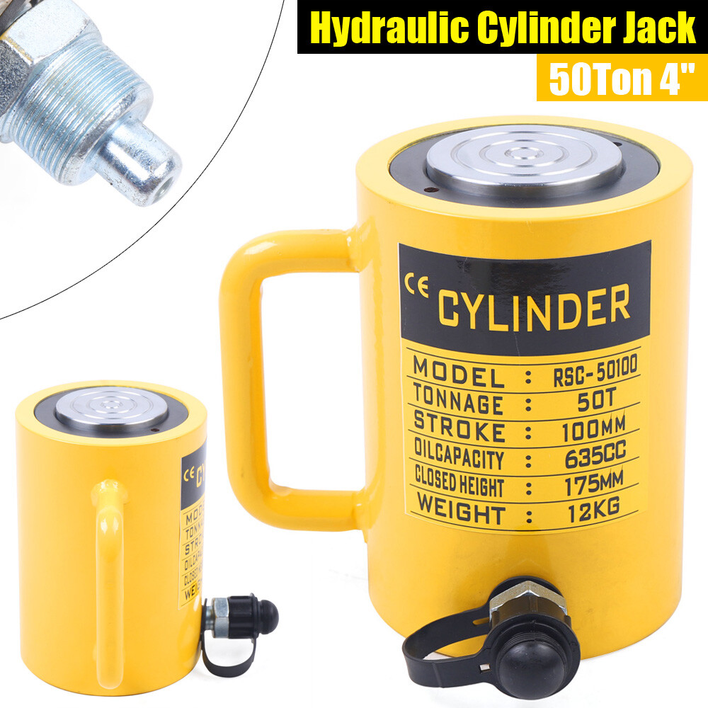 50-TON HYDRAULIC RAM JACK porta power type cylinder lifting jacks rams