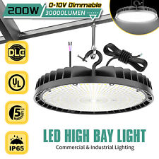 200W LED High Bay Light Dimmable Industrial Workshop Lamp 30000lm 5000K Daylight picture
