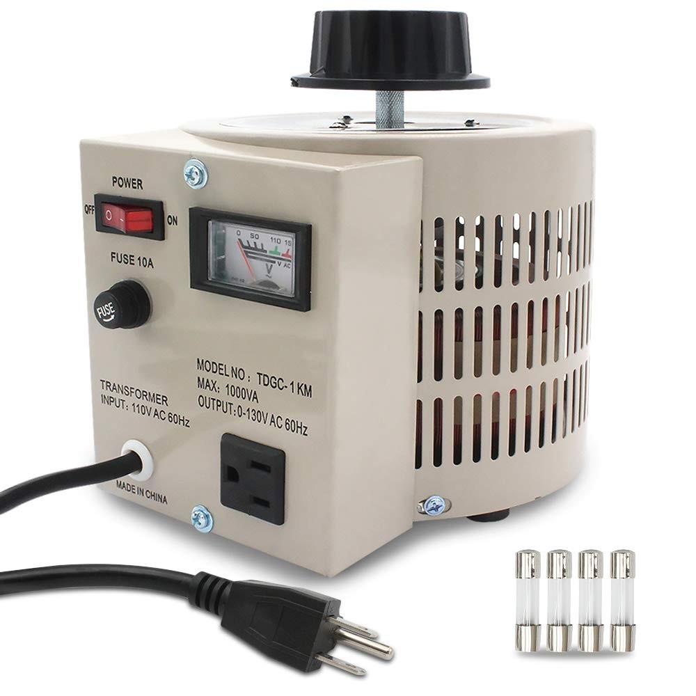 LVYUAN Variable Transformer 0-130V Output 1000VA LVYUAN Variable Transformer 0-130V Output 1000VA