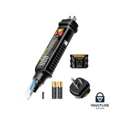Non-Contact Voltage Tester 2-in-1 AC 2-440V LCD Display Pocket Tool picture