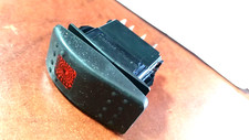 Genuine Onan Cummins 308-1062 Generator Rocker Start Stop Switch amber light picture