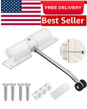Automatic Door Closer, Zinc Alloy Safety Spring Door Closer Adjustable 30 Kg Clo picture
