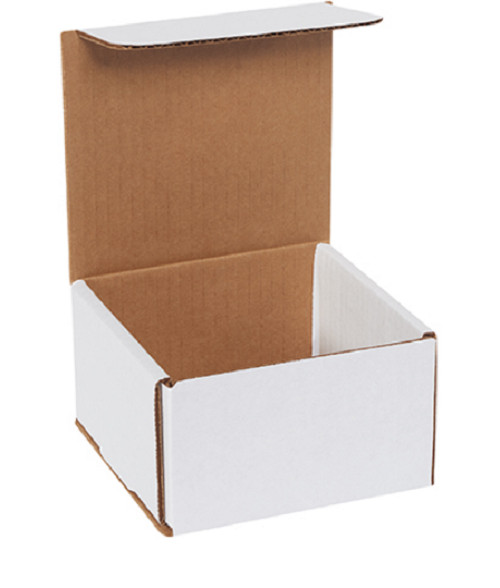 1-500 CHOOSE QUANTITY 5x5x3 Corrugated White Mailers Packing Boxes 5 1-500 CHOOSE QUANTITY 5x5x3 Corrugated White Mailers Packing Boxes 5
