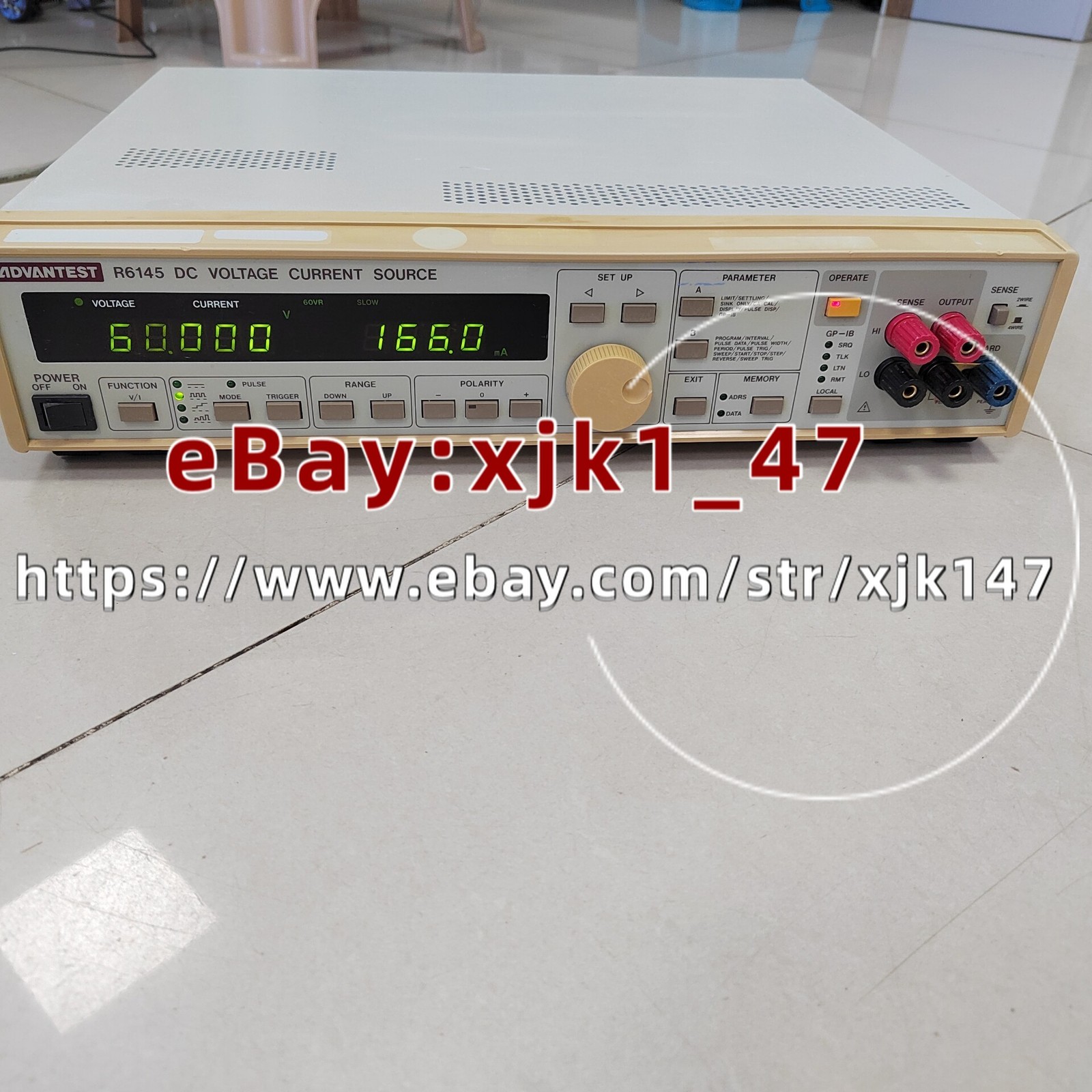 1PCS ADVANTEST R6145 DC Voltage and Current Source 1PCS ADVANTEST R6145 DC Voltage and Current Source