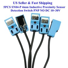 5PCS SN04-P 4mm Inductive Proximity Sensor Detection Switch PNP NO DC 10~30V US  picture