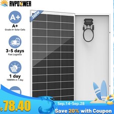 200W 12V 18BB Solar Panel Mono Battery Charge RV PV Home Off-Grid Battery Power picture