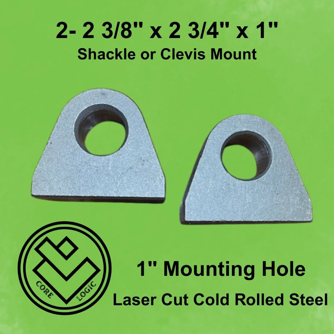 2-Weld On Shackle Mounts, Clevis, Mounting point, Off Road, D Ring, Anchor Point 2-Weld On Shackle Mounts, Clevis, Mounting point, Off Road, D Ring, Anchor Point