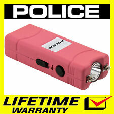 POLICE Stun Gun 801 PINK 400 BV Mini Rechargeable LED Flashlight picture