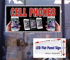 CELL PHONES Led flat panel light box window sign 48