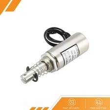1 x DC12V 1kg 0mm Push Pull Type Solenoid Electromagnet Magnet Linear Motion picture