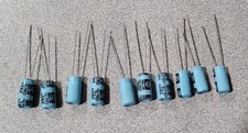 REC Radial Type Electrolytic Capacitors 220uF 10V New Lot of 10 Pcs picture