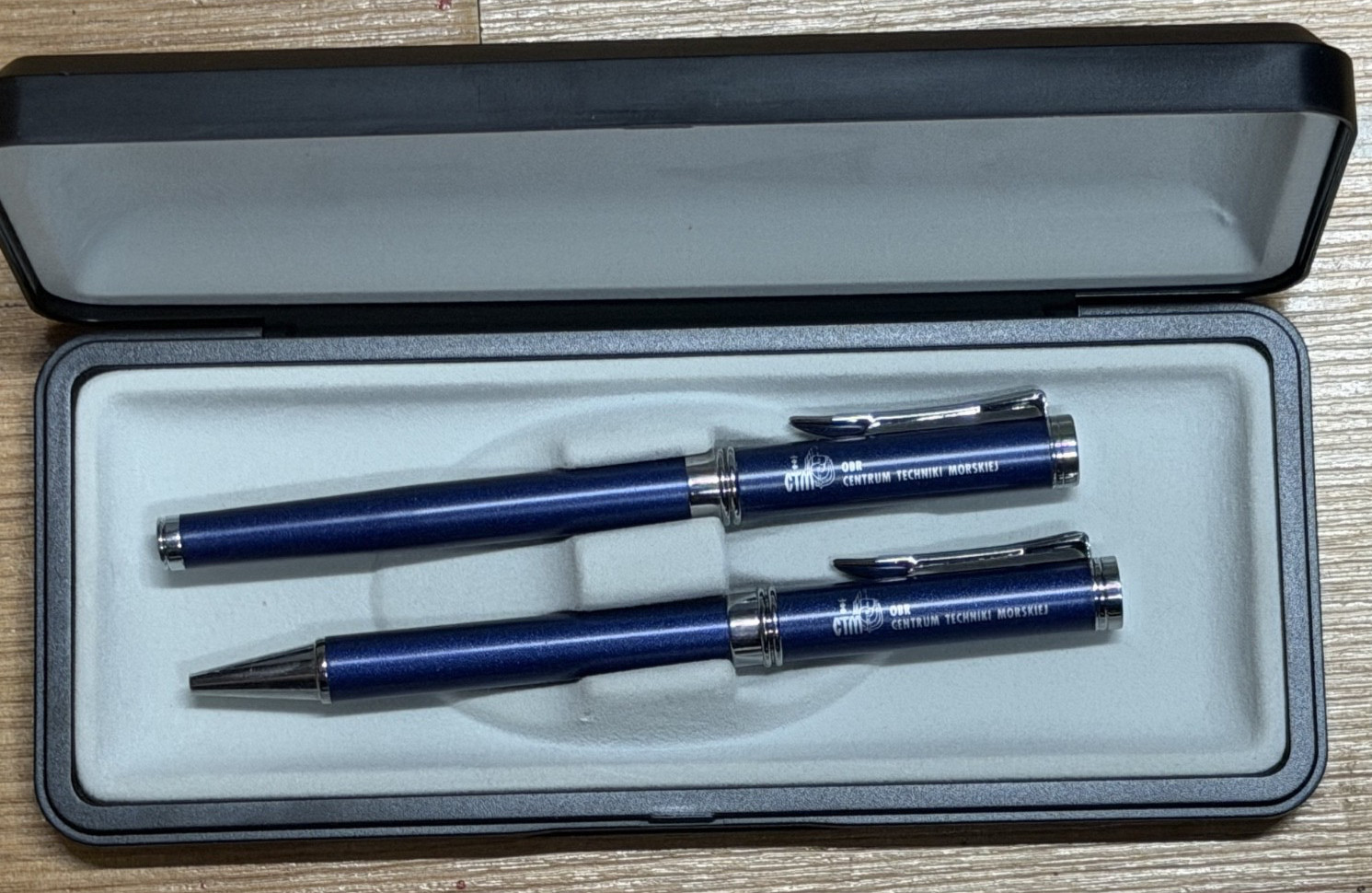 Ultra Rare Ballpoint Pen Set Polish Navy Center for Naval Technology Ultra Rare Ballpoint Pen Set Polish Navy Center for Naval Technology