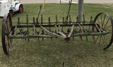 USED ANTIQUE VINTAGE JOHN DEERE 17 SHANK DIGGER PLOW CULTIVATOR  picture