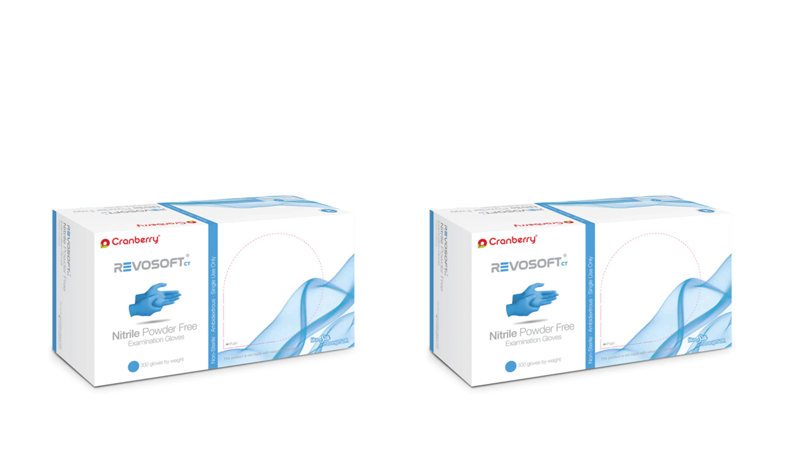 Cranberry Revosoft Nitrile Examination Gloves Large, Box of 300, 2 Pack- 3278 Cranberry Revosoft Nitrile Examination Gloves Large, Box of 300, 2 Pack- 3278