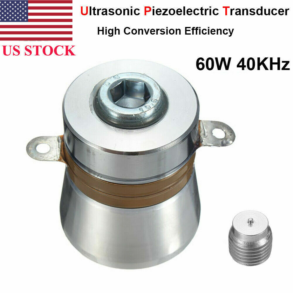 40KHz 60W Ultrasonic Piezoelectric Transducer Clearner Cleaning High Conversion